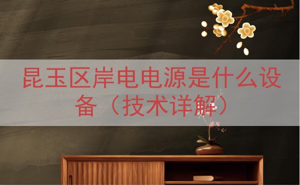 昆玉区岸电电源是什么设备（技术详解）